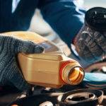 mechanic repairing an engine